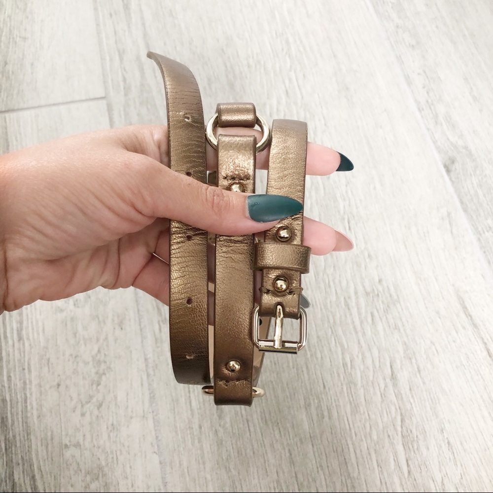 Ann Taylor Antiqued Gold Belt